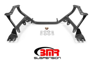 Ford Mustang K-Member - BMR Suspension - Coilover Version / Motor Plate Version - Black Hammertone - `96-`04